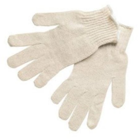 MCR SAFETY Multi-Purpose String Knit Gloves, White, Medium, 12PK 9506M